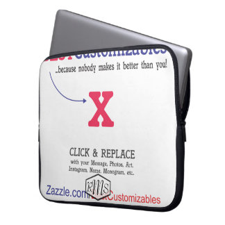 Housse Pour Ordinateur Portable Modèle vide personnalisable de cadeau