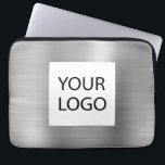 Housse Pour Ordinateur Portable Moderne Argent Metallic - Logo sur mesure Promotio<br><div class="desc">Moderne Argent Faux Métallic Acier Inoxydable Élégant Logo Personnalisé Portable Promotionnel Sac ou Coque promotionnel à manches. Ce coque peut être customisé pour inclure le logo de votre entreprise ou de votre entreprise.</div>
