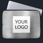 Housse Pour Ordinateur Portable Moderne Argent Metallic - Logo sur mesure Promotio<br><div class="desc">Moderne Argent Faux Métallic Acier Inoxydable Élégant Logo Personnalisé Portable Promotionnel Sac ou Coque promotionnel à manches. Ce coque peut être customisé pour inclure le logo de votre entreprise ou de votre entreprise.</div>