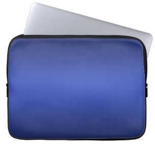 Housse Pour Ordinateur Portable Moderne dégradé bleu Galaxie aquarelle