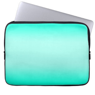 Housse Pour Ordinateur Portable Moderne dégradé vert Aquarelle nature motif