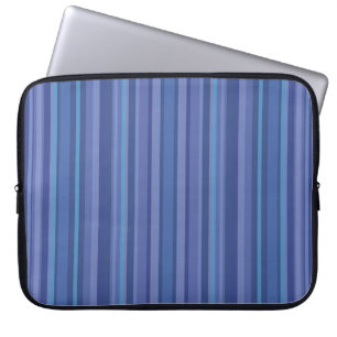 Housse Pour Ordinateur Portable Moderne Rayure Bleue Violette
