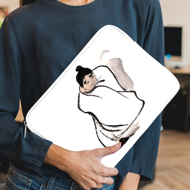 Housse Pour Ordinateur Portable Moine - Zen (Créateur téléchargé)