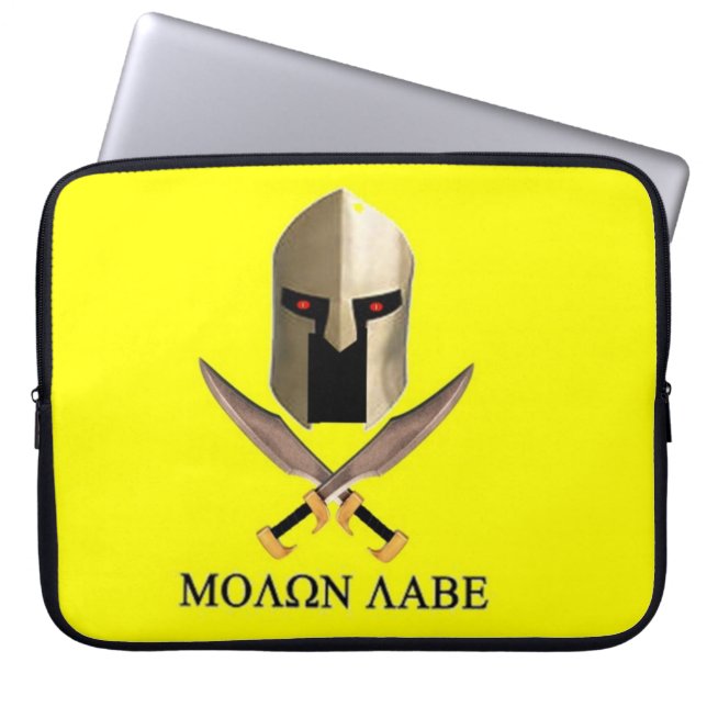 HOUSSE POUR ORDINATEUR PORTABLE MOLON LABE (Devant)