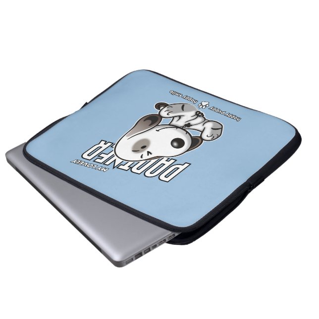 Housse Pour Ordinateur Portable Mon adorable partenaire | 15" (Devant bas)