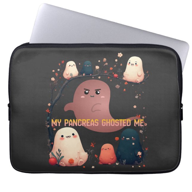 Housse Pour Ordinateur Portable Mon pancréas m'a ghosté (Devant)