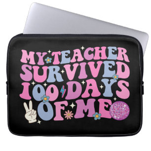 Housse Pour Ordinateur Portable Mon professeur a survécu 100 jours de mon disco fu