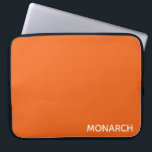 Housse Pour Ordinateur Portable Monarch butterfly orange color name<br><div class="desc">Monarch butterfly orange color name</div>