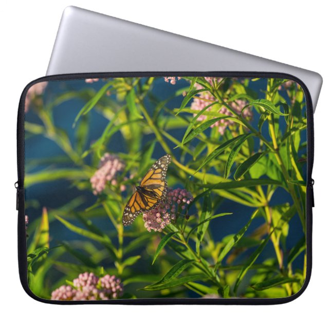 Housse Pour Ordinateur Portable Monarque Et Milkweed (Devant)