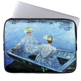 Housse Pour Ordinateur Portable Monet - Le Bateau Blue Row