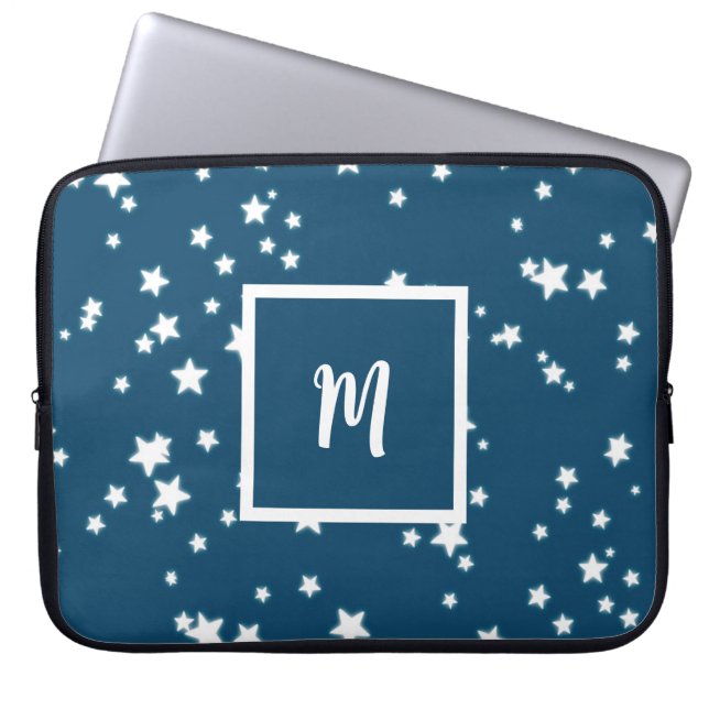 Housse Pour Ordinateur Portable monogramme des étoiles (Devant)
