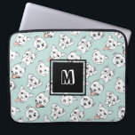 Housse Pour Ordinateur Portable Monogramme mignon de motif de chien de Terrier de<br><div class="desc">Depuis que j'ai adopté mon chien de pitbull,  Nami,  je suis devenu un avocat pour des pitbulls. Ils sont si loyaux et affectueux. J'ai dessiné différents genres de pitbulls avec la diverse expression du visage utilisant un stylo à l'encre de brosse.</div>