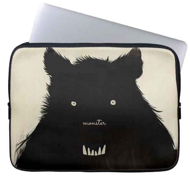 Housse Pour Ordinateur Portable Monster et l'enfant (Devant)