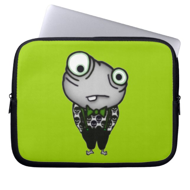 Housse Pour Ordinateur Portable Monstre bien habillé (Devant)