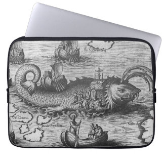 Housse Pour Ordinateur Portable Monstre de mer/créature/Kraken 13" douille