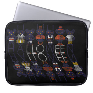 Housse Pour Ordinateur Portable Monstres d'Halloween éffrayant Stick Horreur