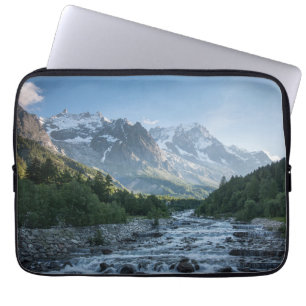 Housse Pour Ordinateur Portable Montagnes Mont Blanc Massif, Italie