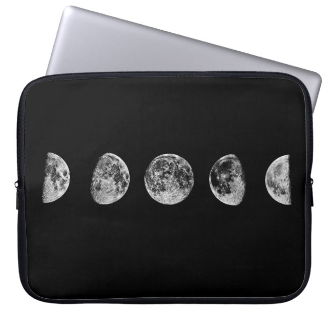 Housse Pour Ordinateur Portable Moon Phases 15" coque portable (Devant)