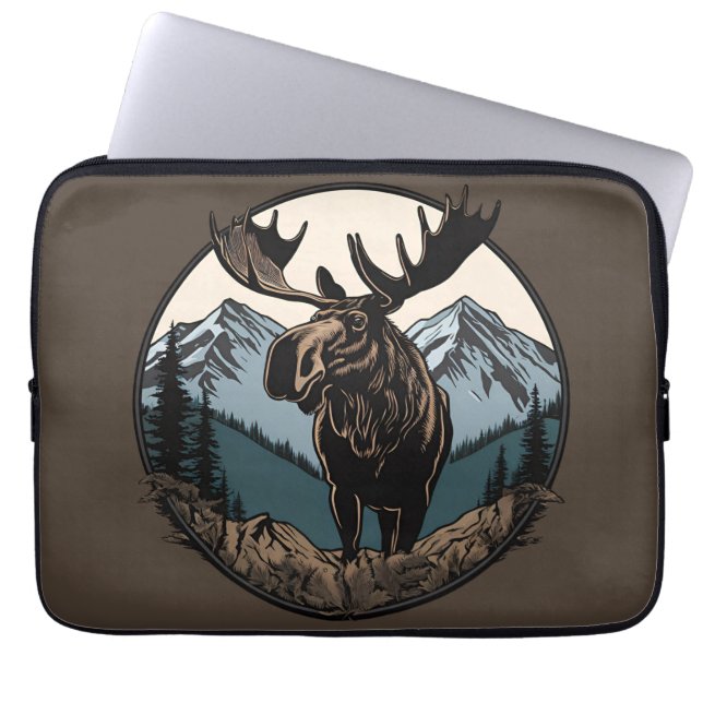 Housse Pour Ordinateur Portable Moose Mountain (Devant)