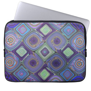 Housse Pour Ordinateur Portable Mosaïque 2 Art Abstrait fractal