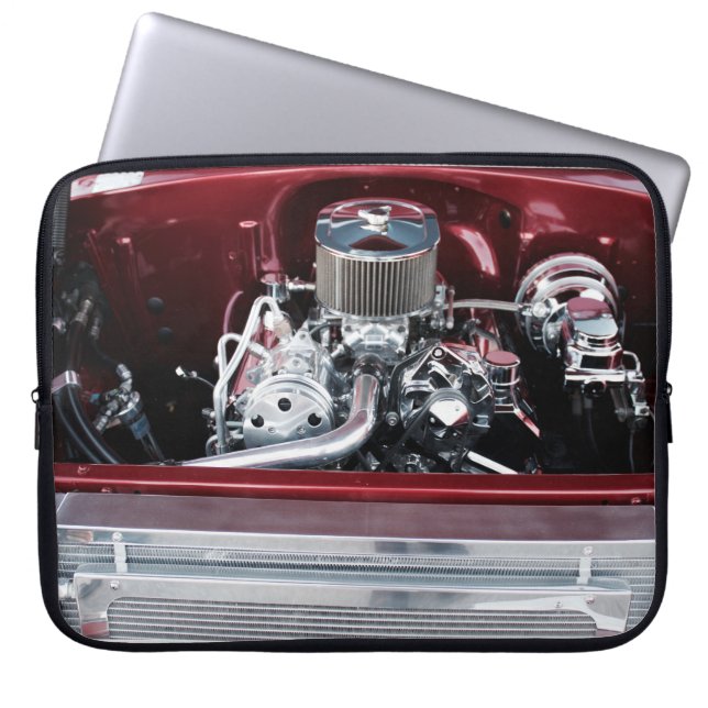 Housse Pour Ordinateur Portable Moteur de voiture classique (Devant)