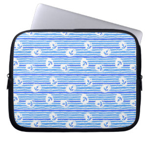 Housse Pour Ordinateur Portable Motif 1 d'Ancre d'aquarelle