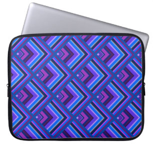 Housse Pour Ordinateur Portable Motif à échelle Bleu et violet