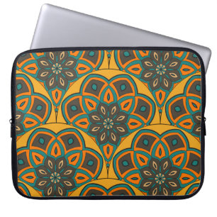 Housse Pour Ordinateur Portable motif Abstrait à l'échelle de mandala sans soudure