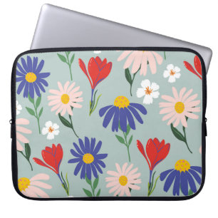 Housse Pour Ordinateur Portable motif Abstrait à ressort transparent avec flo colo