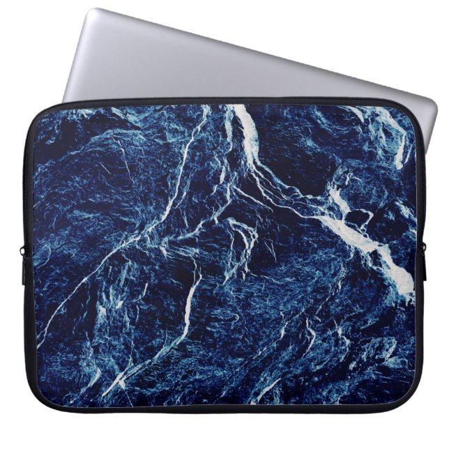 Housse Pour Ordinateur Portable Motif Abstrait bleu (Devant)