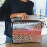 Housse Pour Ordinateur Portable Motif Abstrait de la peau de truite arc-en-ciel<br><div class="desc">Le Motif Abstrait de peau de truite arc-en-ciel est appliqué sur ce produit.</div>