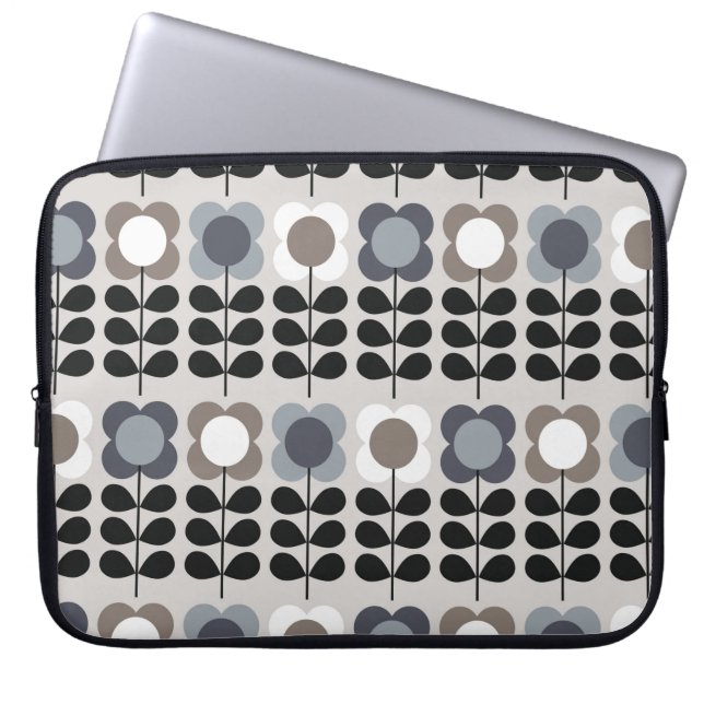 Housse Pour Ordinateur Portable motif Abstrait fleuri sans couture. Style nordique (Devant)