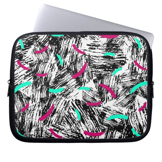 Housse Pour Ordinateur Portable Motif Abstrait moderne. (Devant)