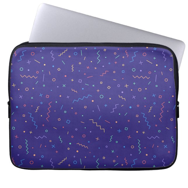 Housse Pour Ordinateur Portable Motif Abstrait rétro (Devant)