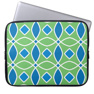 Housse Pour Ordinateur Portable motif Abstrait rétro géométrique sans couture avec