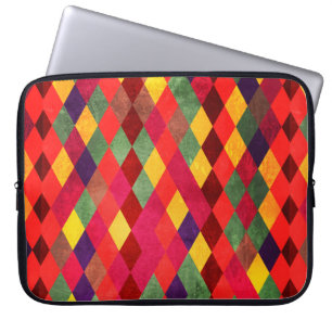 Housse Pour Ordinateur Portable Motif Abstrait rétro vintage transparent
