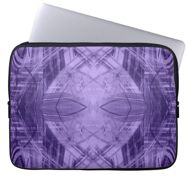 Housse Pour Ordinateur Portable Motif abstrait violet (Devant)