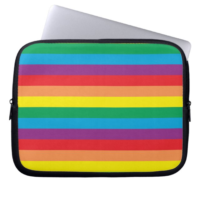 Housse Pour Ordinateur Portable Motif arc-en-ciel simple (Devant)