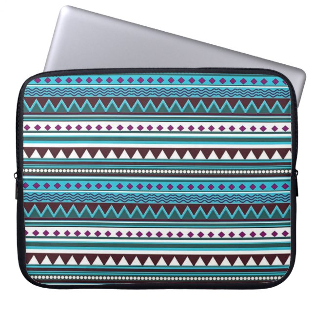Housse Pour Ordinateur Portable Motif aztèque natif (Devant)