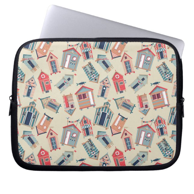 Housse Pour Ordinateur Portable Motif Beach Hut (Devant)