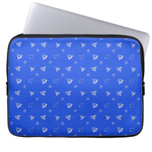 Housse Pour Ordinateur Portable motif bleu de vacances de Noël