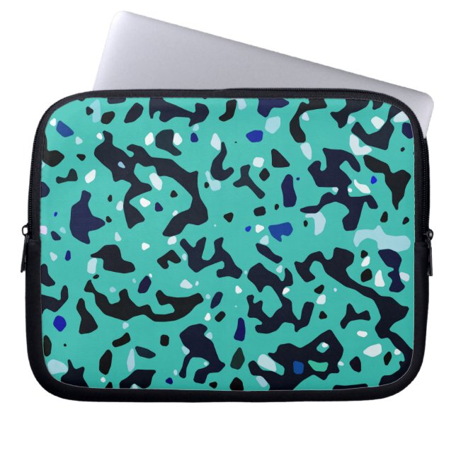 Housse Pour Ordinateur Portable Motif bleu Turquoise turquoise (Devant)