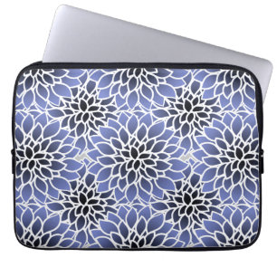 Housse Pour Ordinateur Portable Motif Blue Dahlia