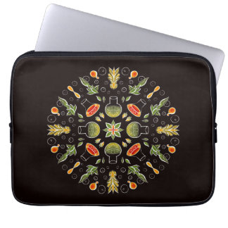 Housse Pour Ordinateur Portable Motif botanique du laboratoire de chimie