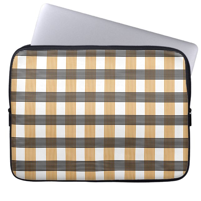 Housse Pour Ordinateur Portable Motif Brown de vérification du service (Devant)