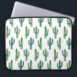 Housse Pour Ordinateur Portable Motif cactus vert aquarelle. Cactus verdoyants<br><div class="desc">Housse de portable motif cactus vert aquarelle. Veuillez me contacter si vous avez besoin d'autres articles.</div>