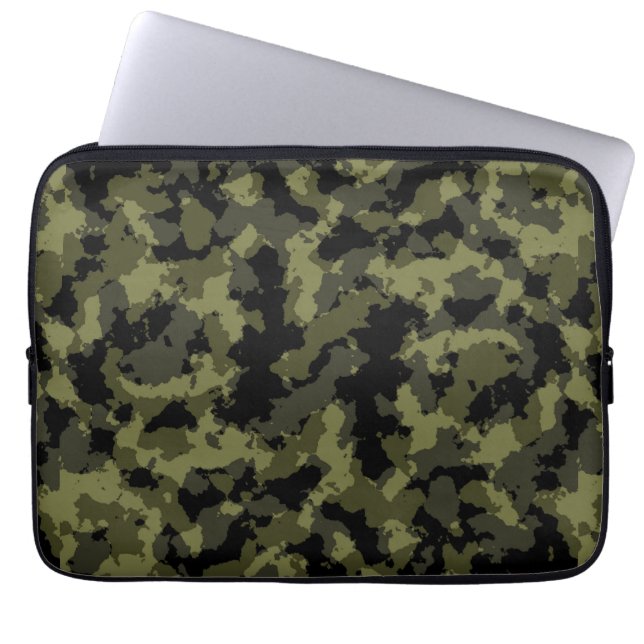 Housse Pour Ordinateur Portable Motif Camo (Devant)