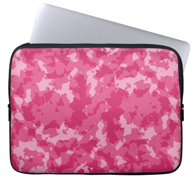 Housse Pour Ordinateur Portable Motif Camo rose (Devant)