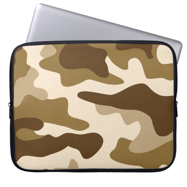 Housse Pour Ordinateur Portable Motif camouflage beige (Devant)