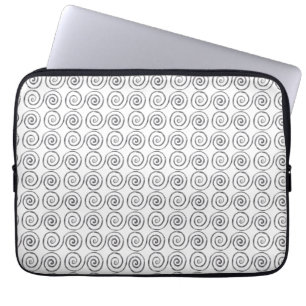 Housse Pour Ordinateur Portable Motif celtique à double spirale